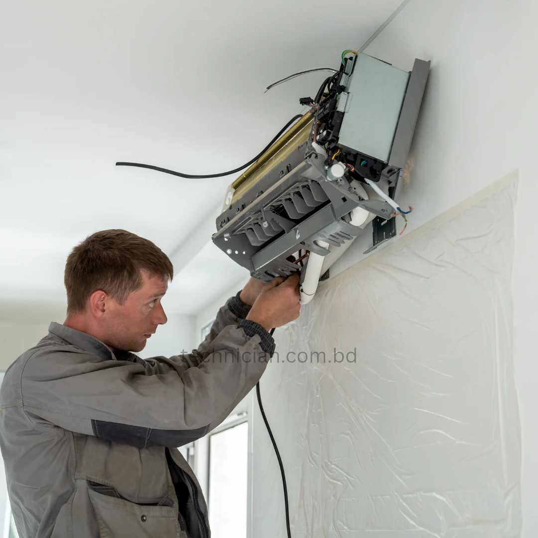 AC Dismantle Cleaning Split Type (Overhaul)